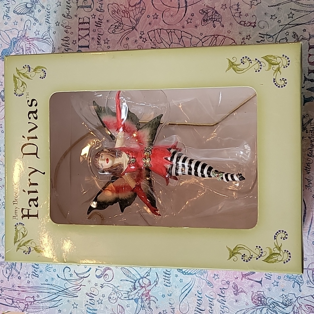 Vintage Amy Brown Holly Diva Retired Fairy Divas